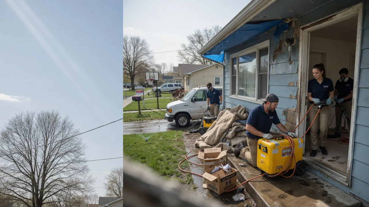 Basement Flood Cleanup in Derby, KS near me